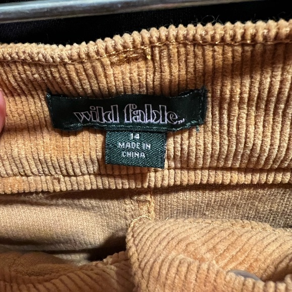 Wild Fable Corduroy Mini Skirt Size 14 - Picture 2 of 2